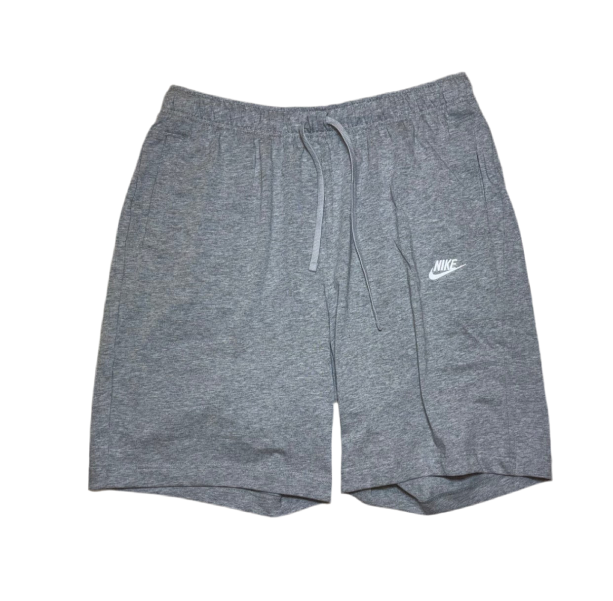 Grey Nike Club Fleece Shorts