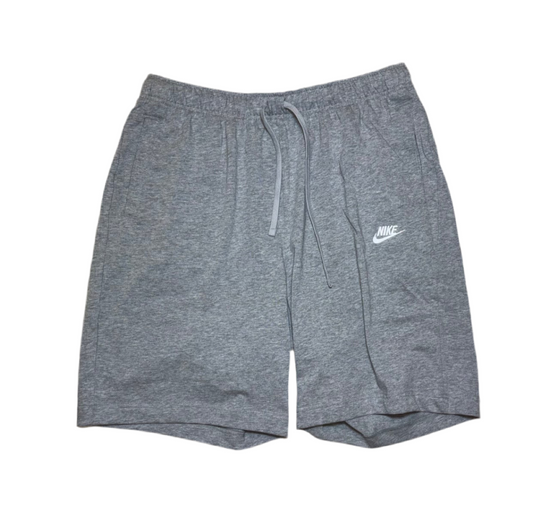 Grey Nike Club Fleece Shorts