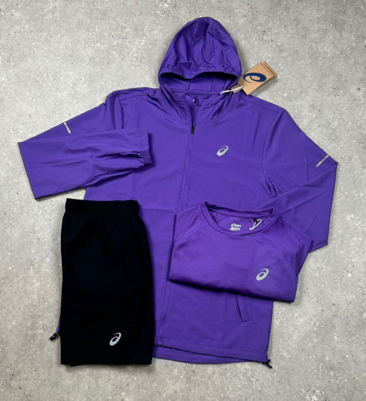 Purple Asics Trio Set