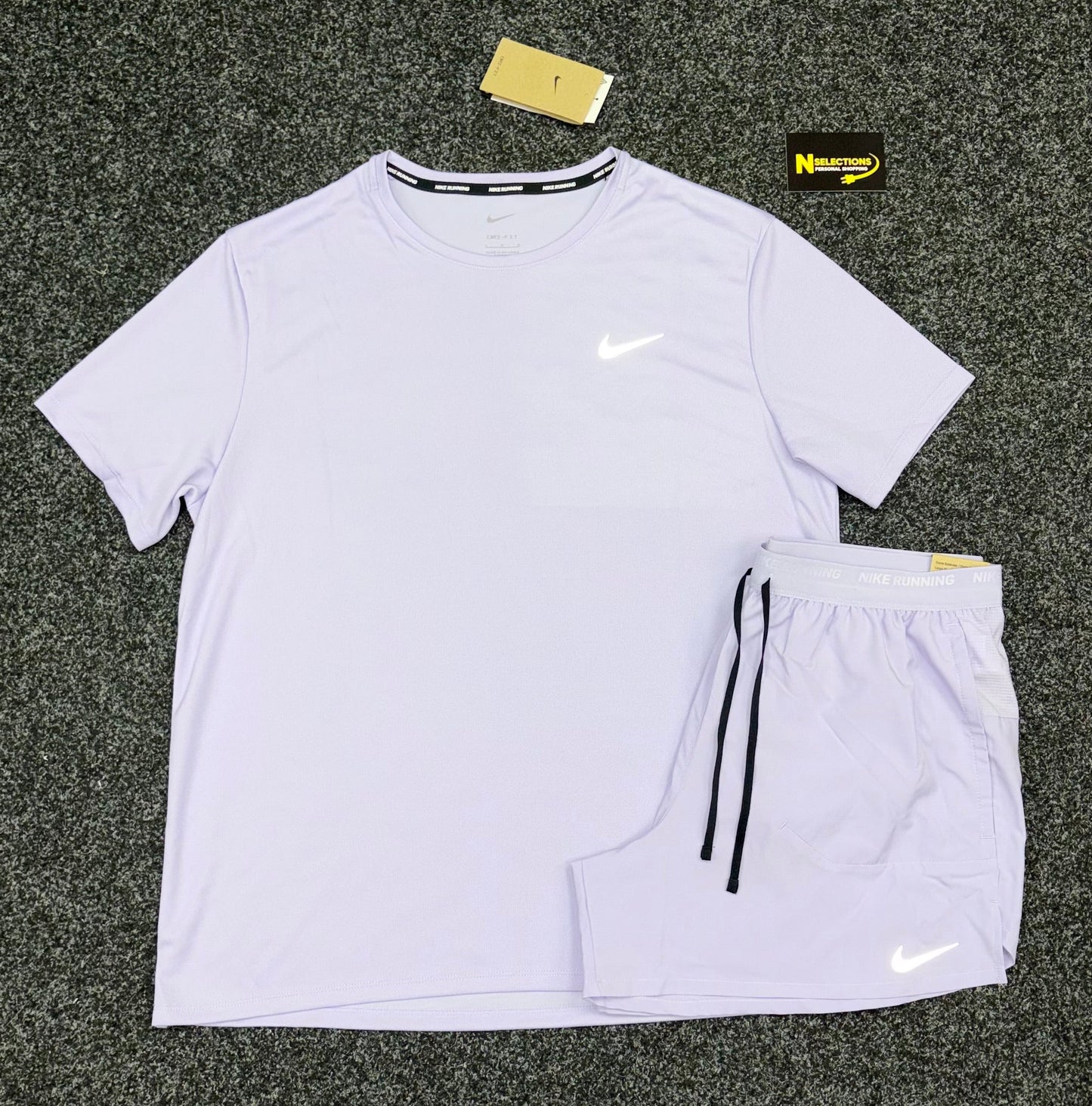 Lavender Nike Short Set