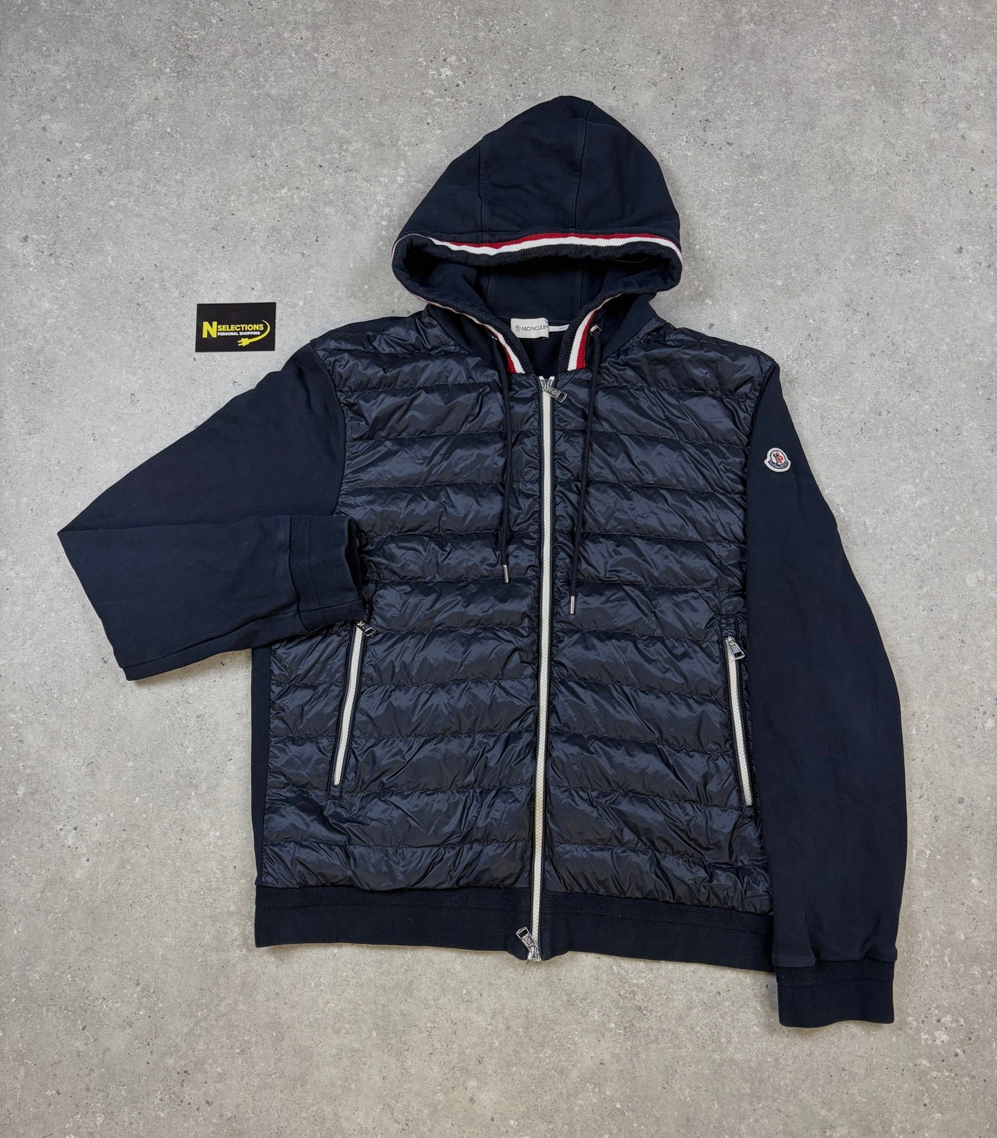 Navy Moncler Padded Jacket (Preowned)