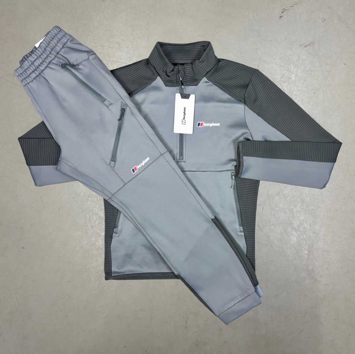 Grey Berghaus Q-Zip Tracksuit