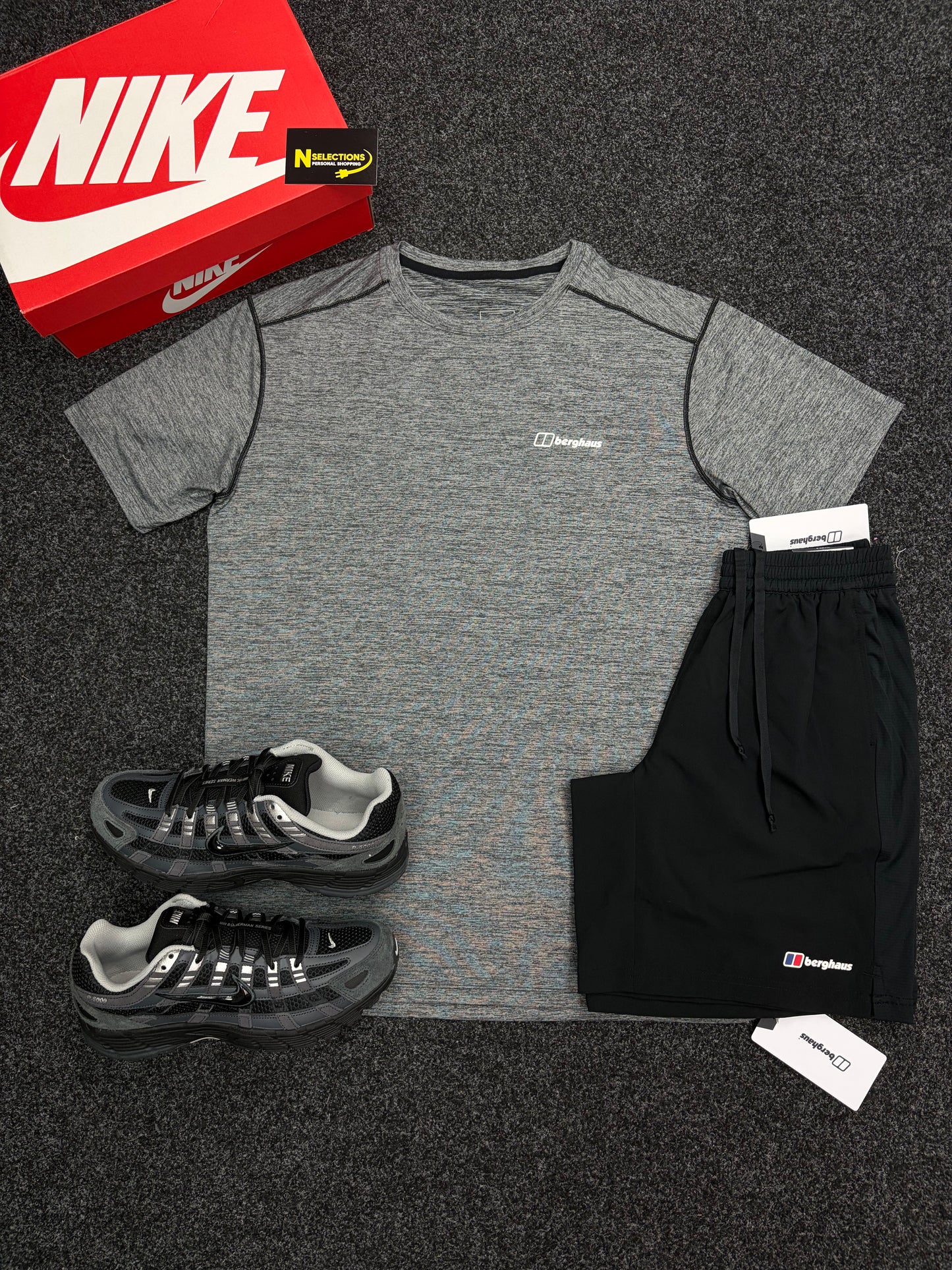 Grey Berghaus Short Set