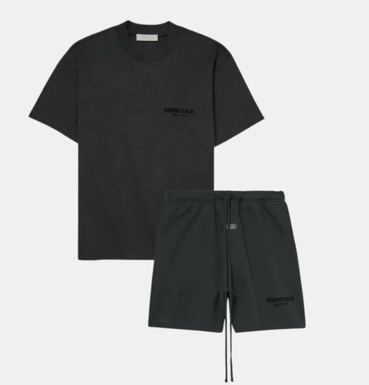 Fear of God Essentials Short Set Black (SS22)