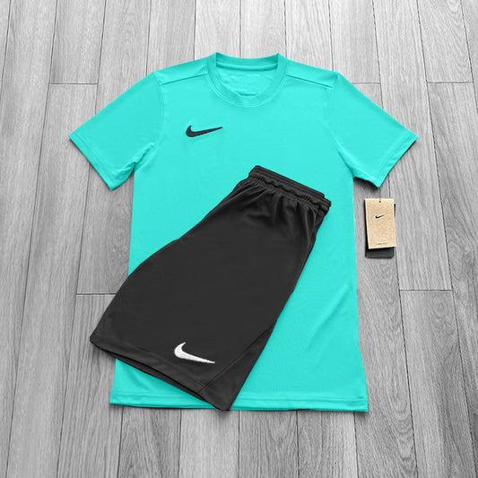 Nike Dri-Fit Set (Turq/Black)