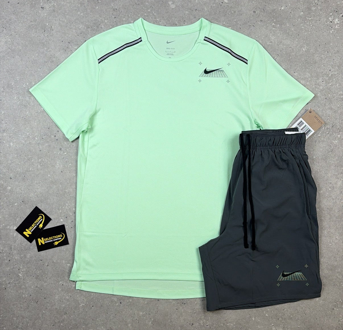 Grid Nike Miler Short Set