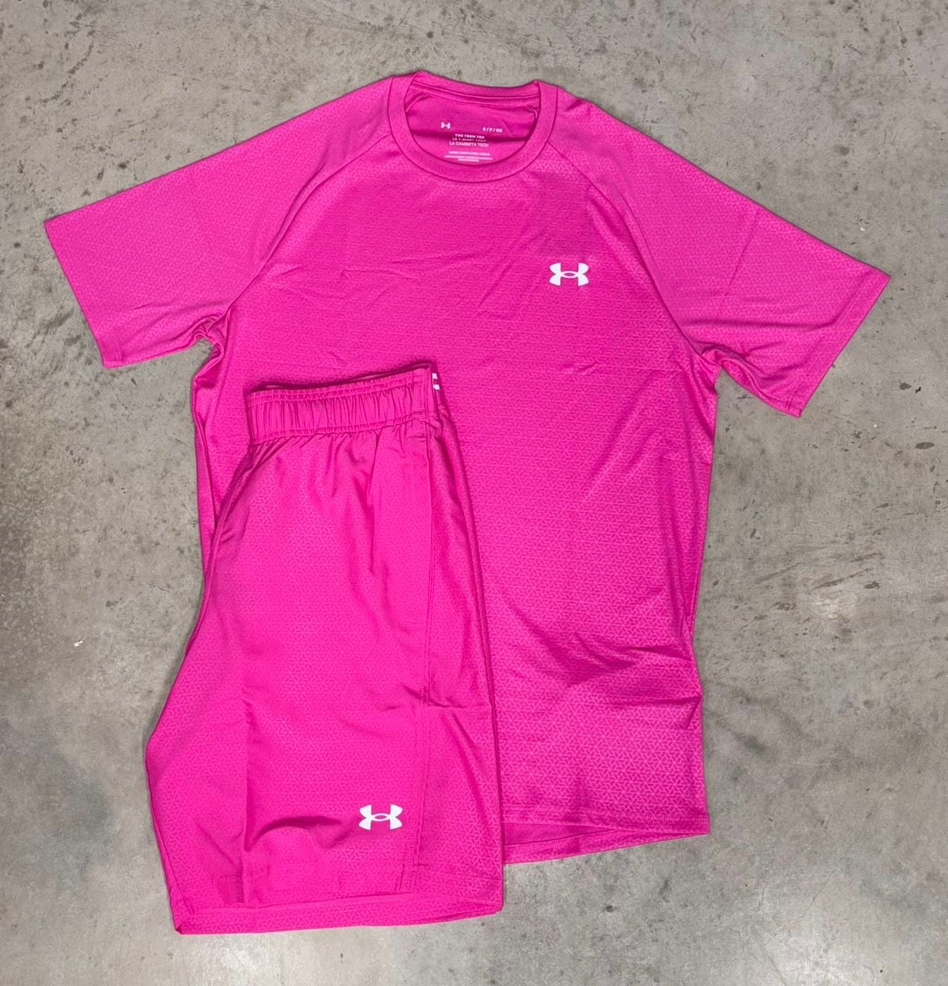 UnderArmour Short Set “Dark Pink”