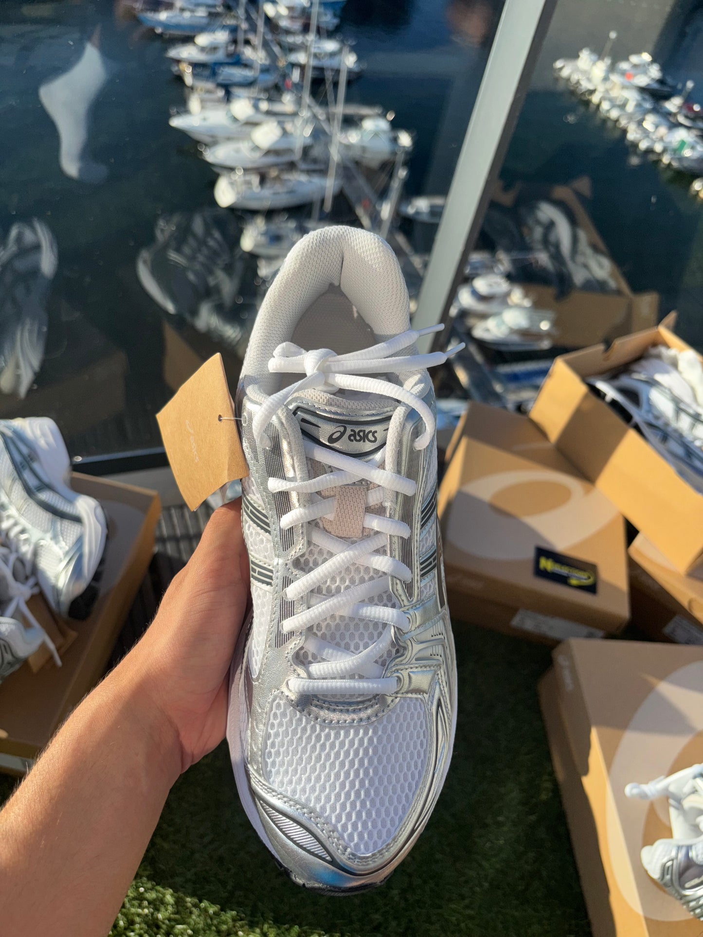 ASICS Gel-Kayano 14 White/Graphite Grey