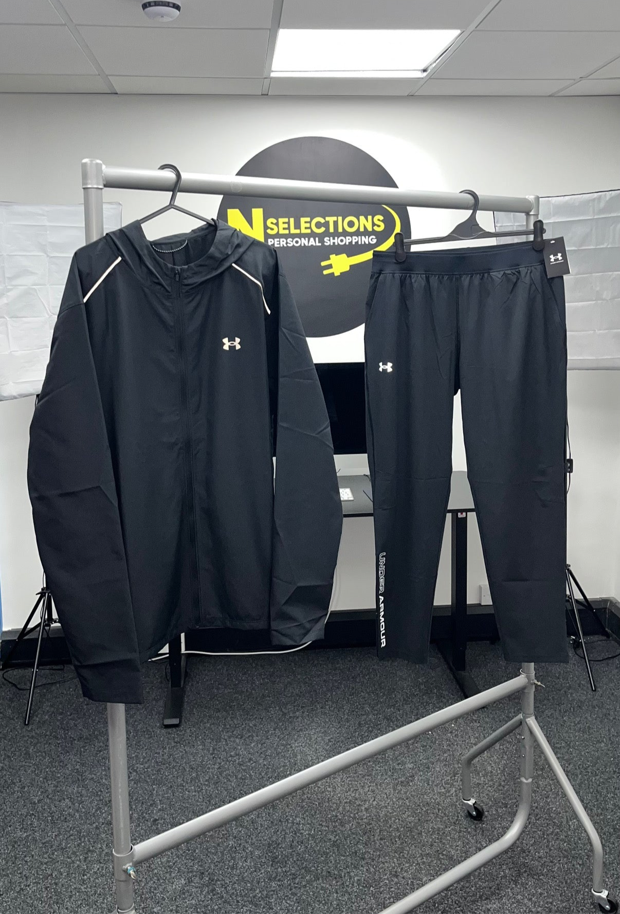 Black Underarmour Tracksuit