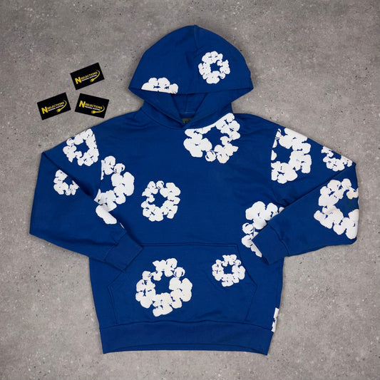 Royal Blue Denim Tears Hoodie (Preowned)