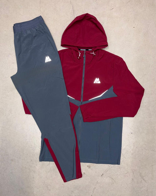 Two Tone Red Montirex Tracksuit