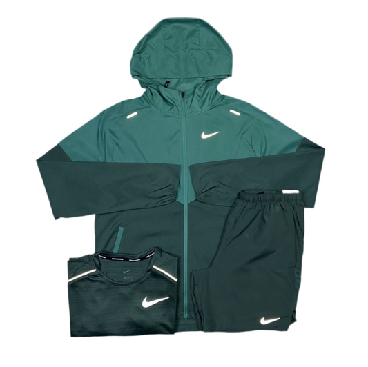 Forest Green Nike Trio Set