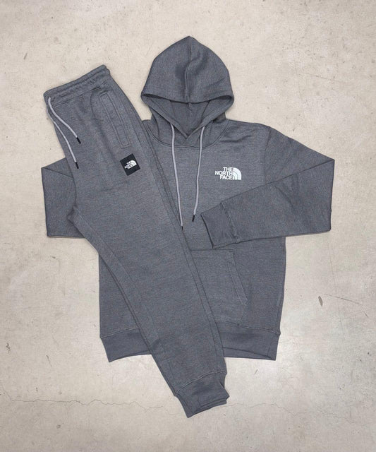 Grey North Face Cotton Tracksuit