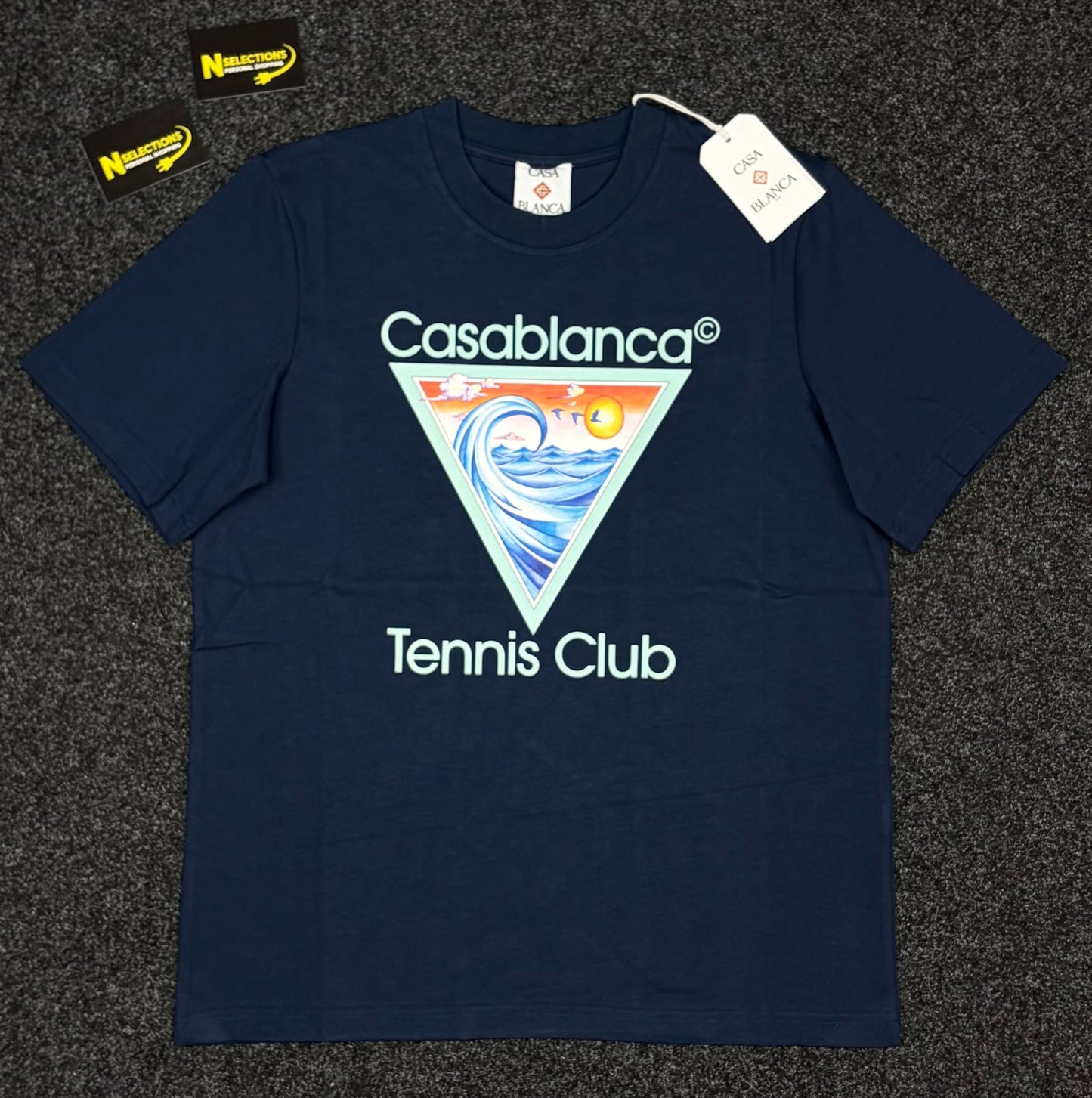 Navy Blue Casablanca T-Shirt