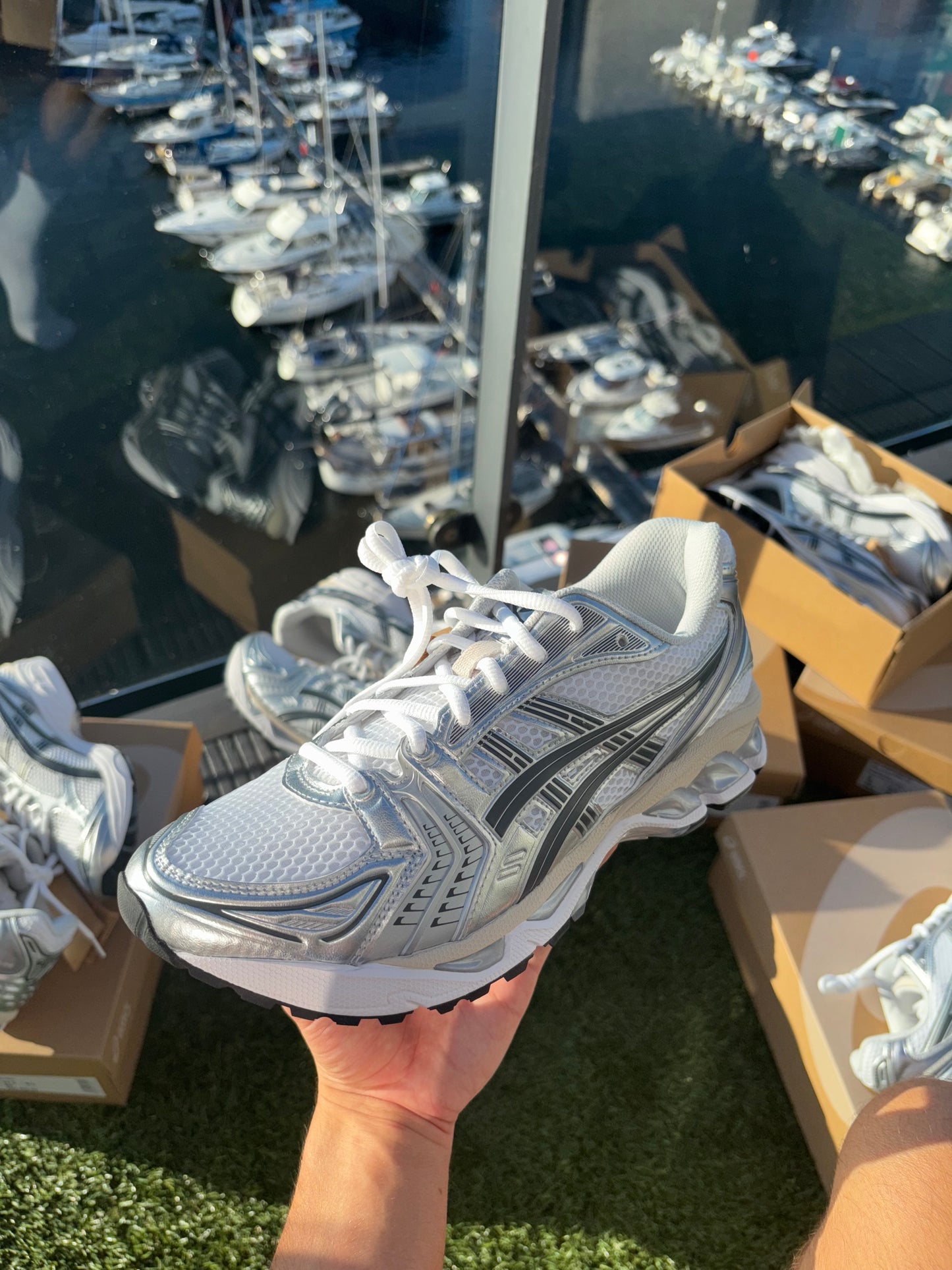 ASICS Gel-Kayano 14 White/Graphite Grey
