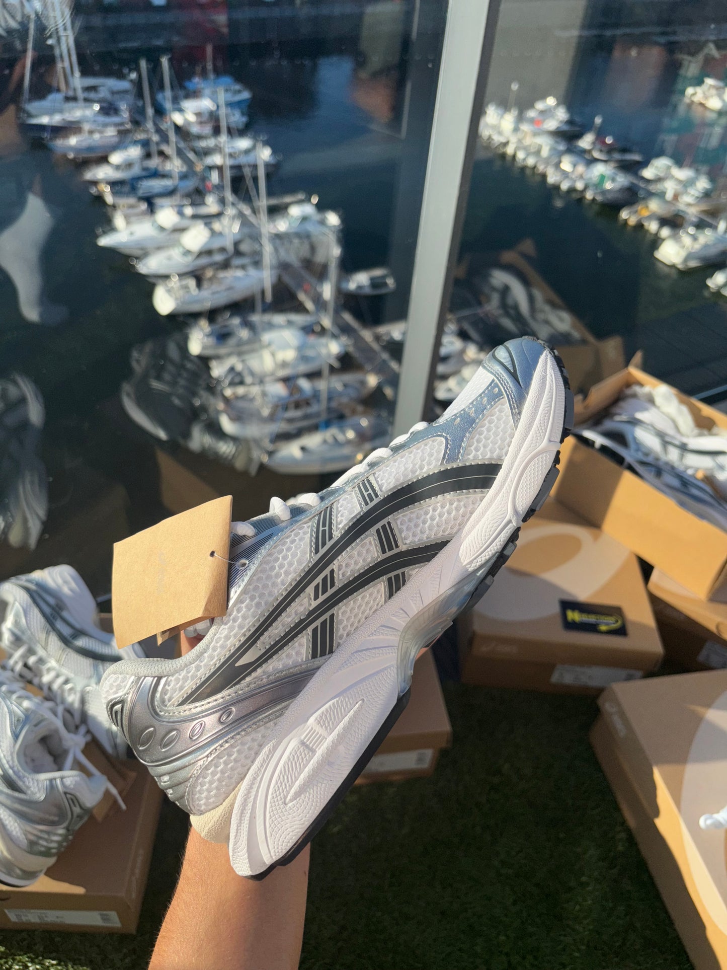 ASICS Gel-Kayano 14 White/Graphite Grey