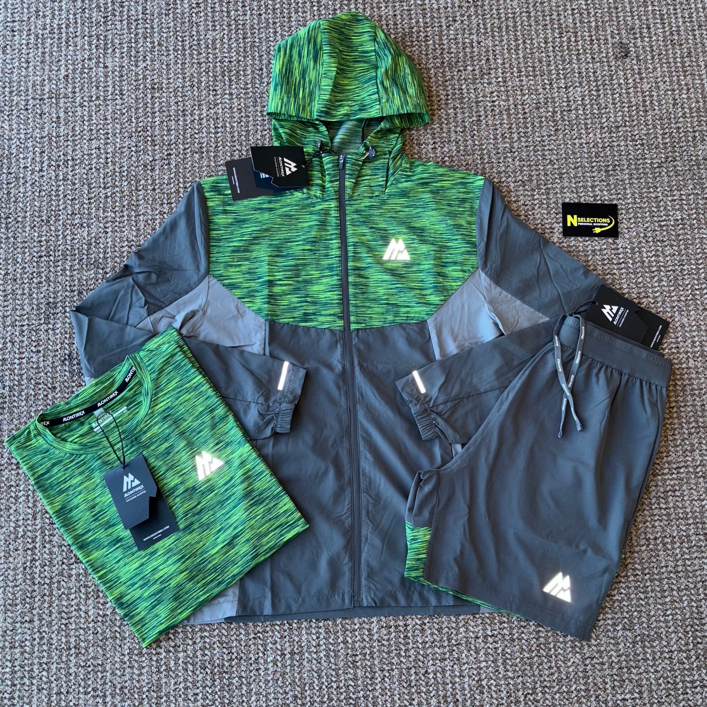 Montirex Trail Trio Set Grey/Green/Black