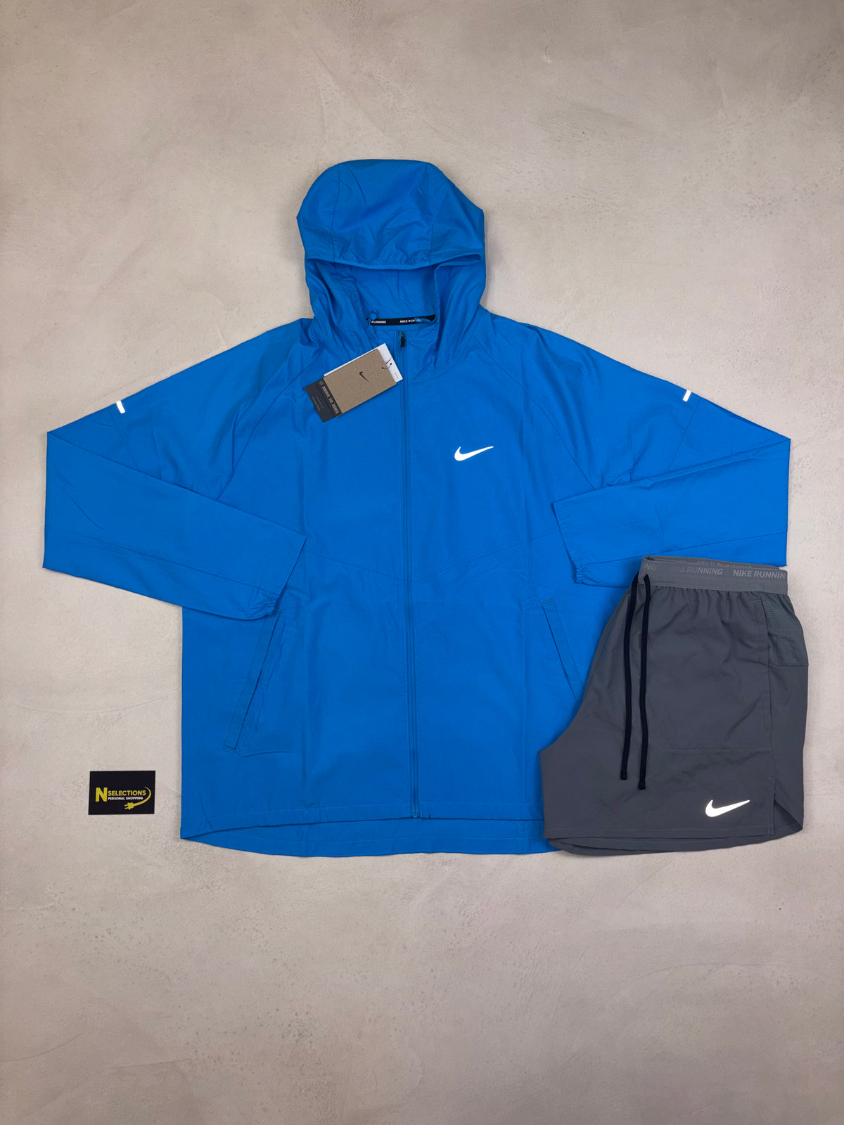Nike Miler Blue Jacket Set