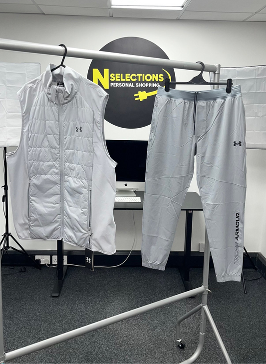 Grey Underarmour Gilet Tracksuit