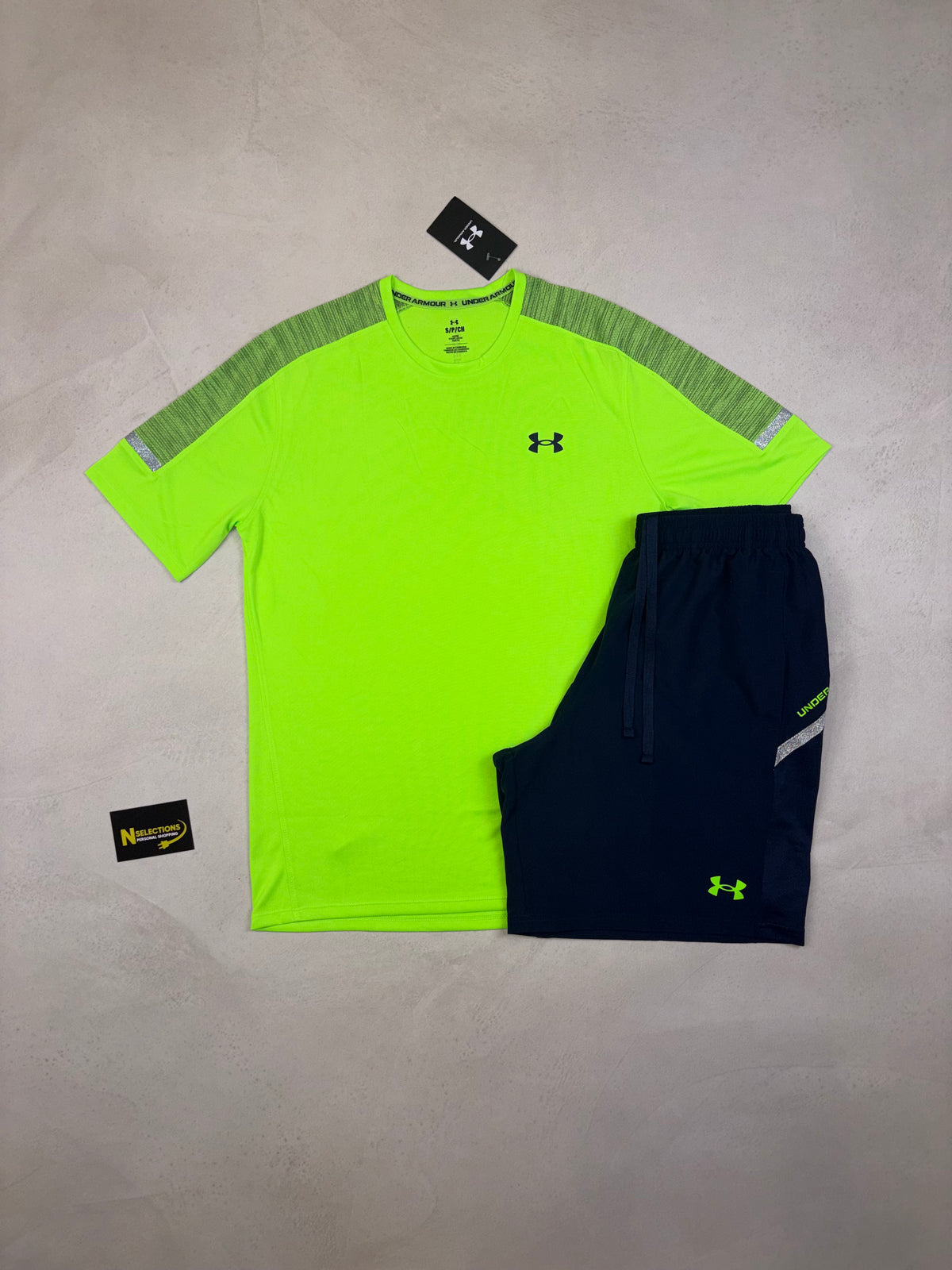 Underarmour Neon Short Set