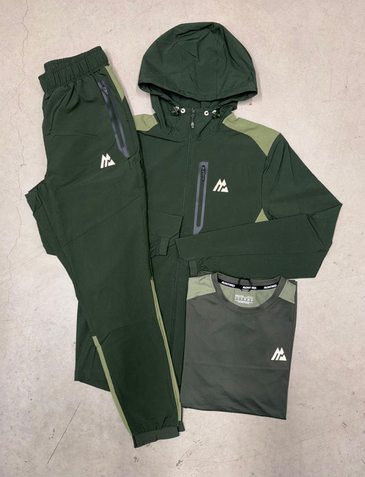 Khaki Montirex Trio Tracksuit