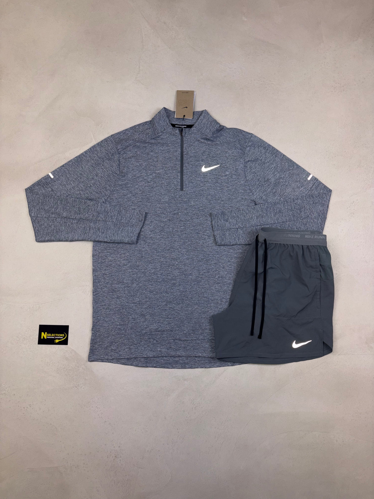 Nike Grey Q-Zip Set