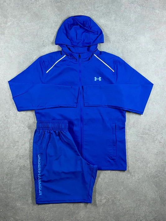 UnderArmour Jacket & Short Set “Royal Blue”