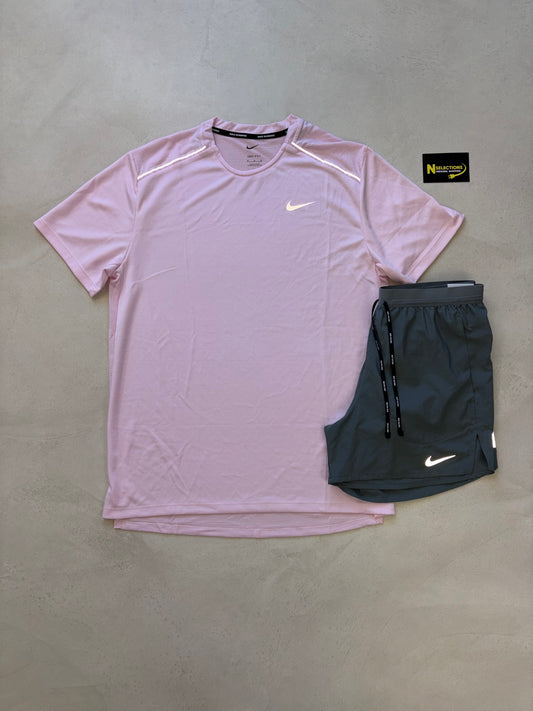 Nike Miler Baby Pink Short Set
