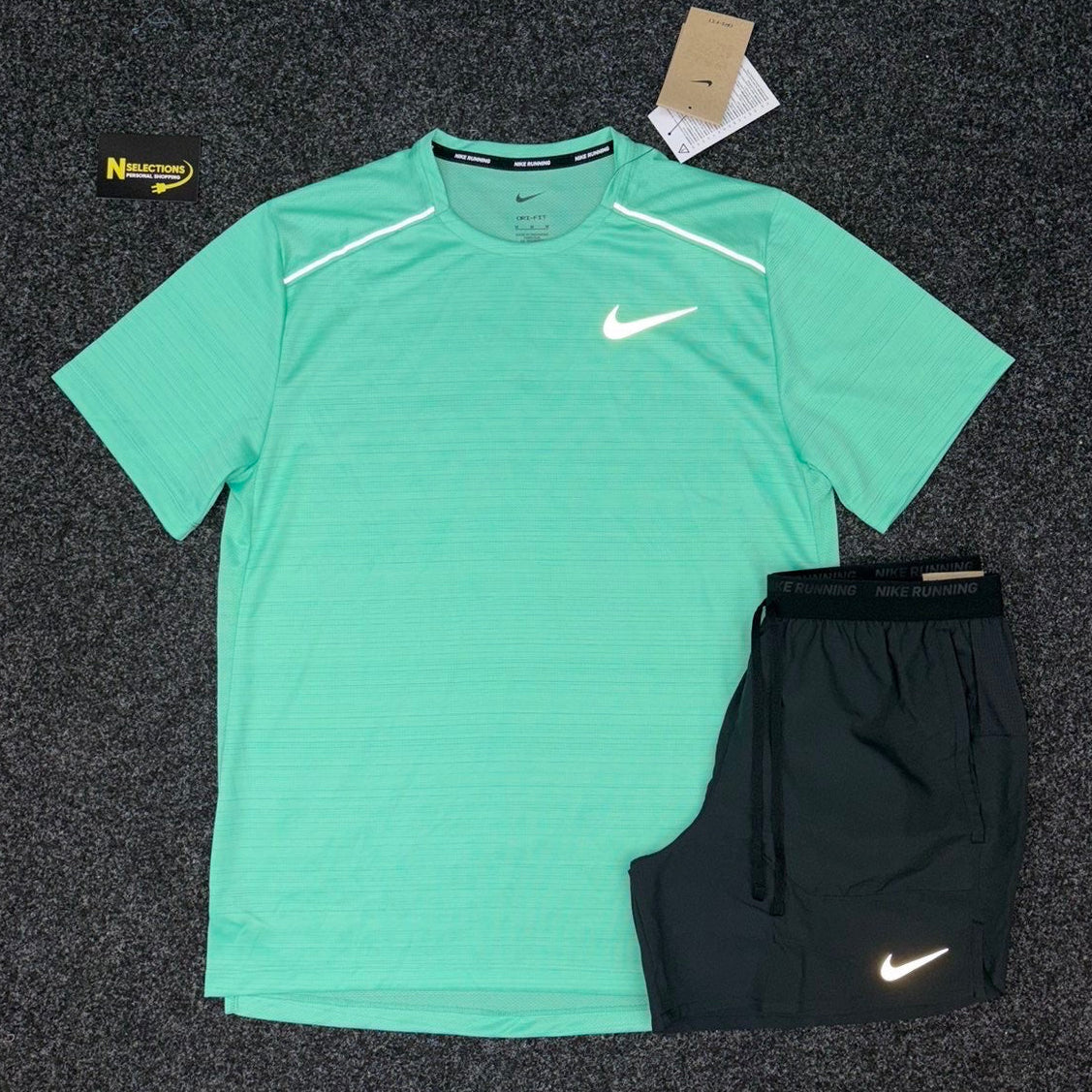 Mint Nike Miler Short Set