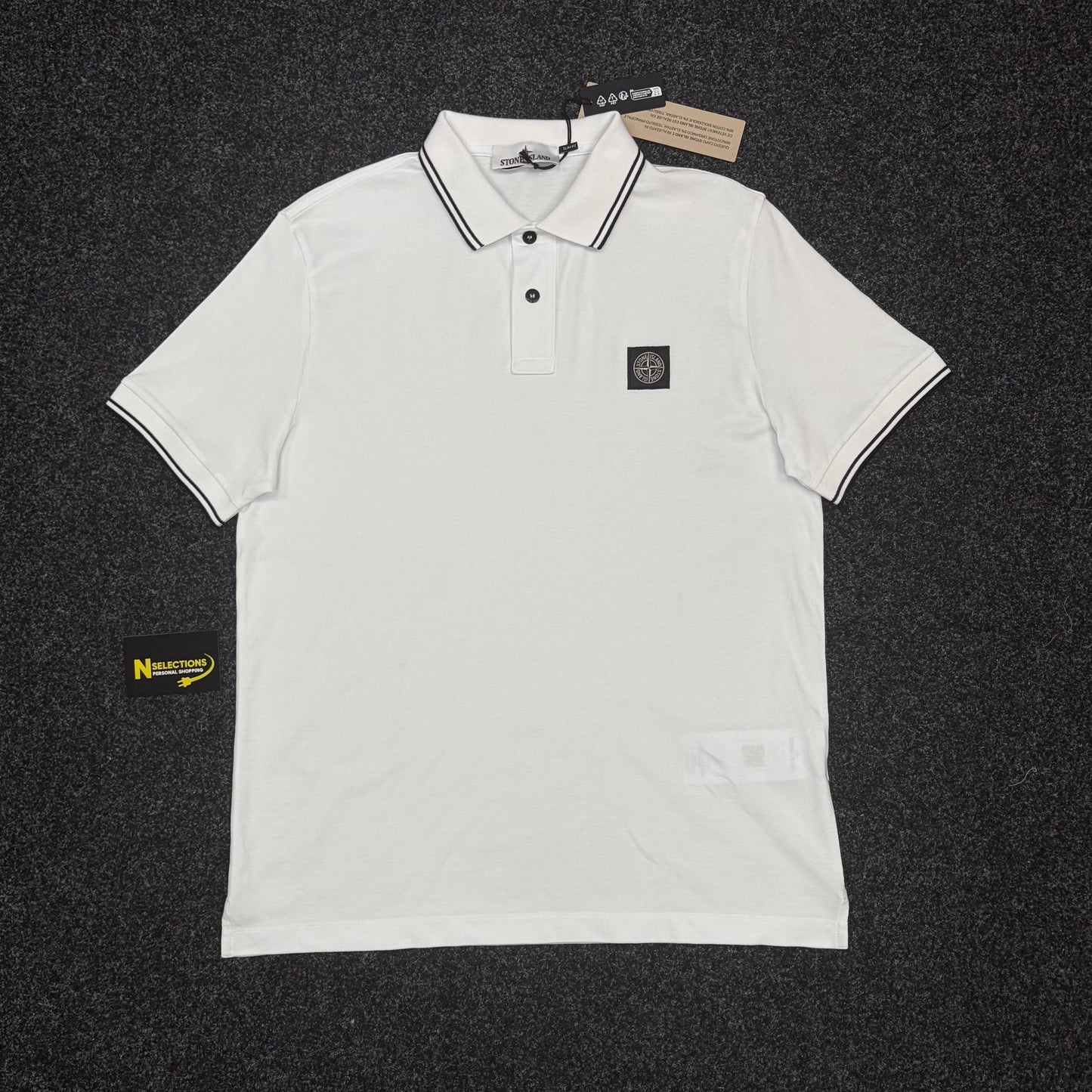 White Stone island Polo Shirt