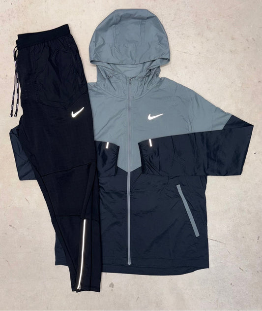 Nike Miler Tracksuit Grey/Black