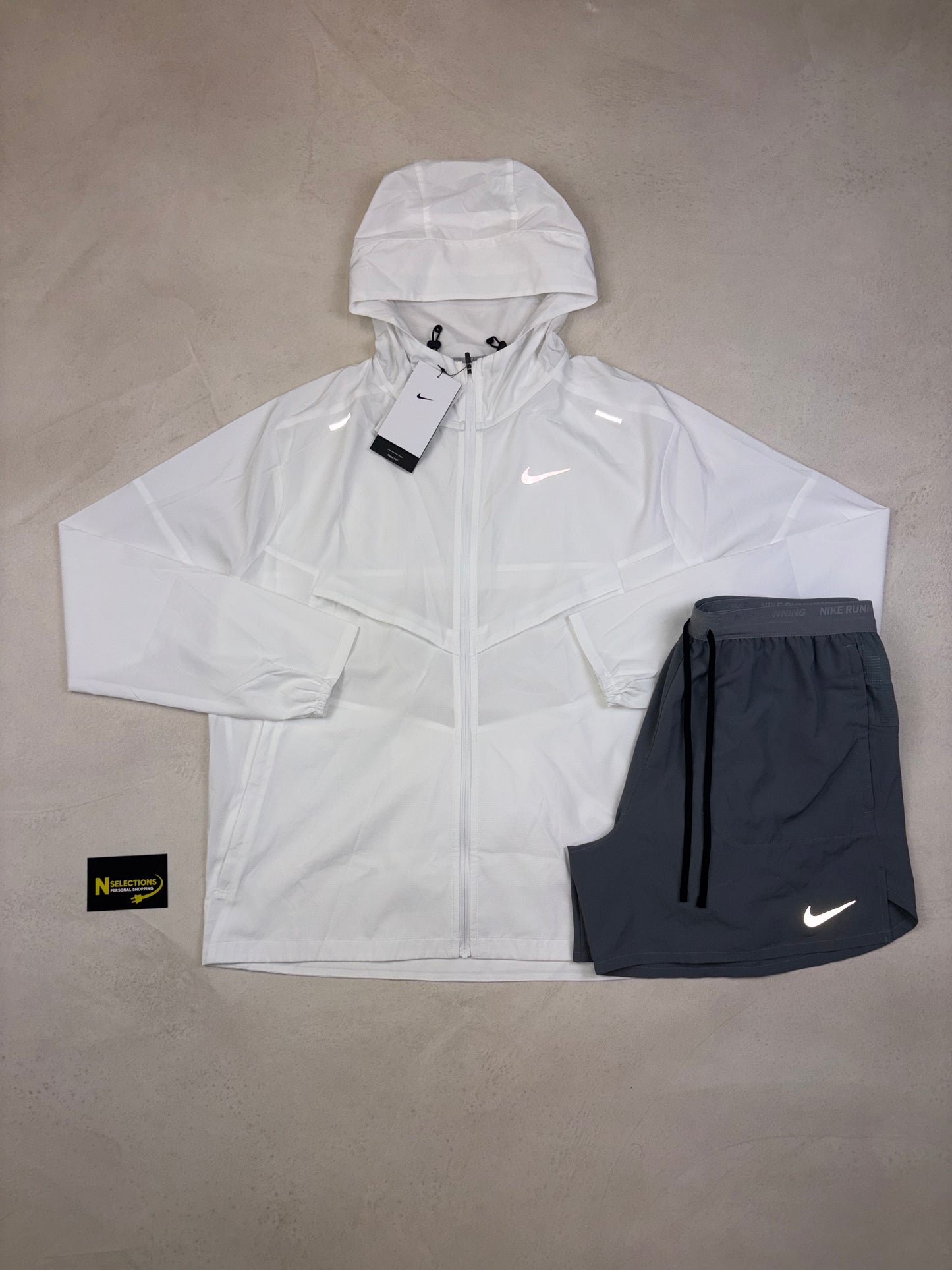 Nike White UV Jacket Set