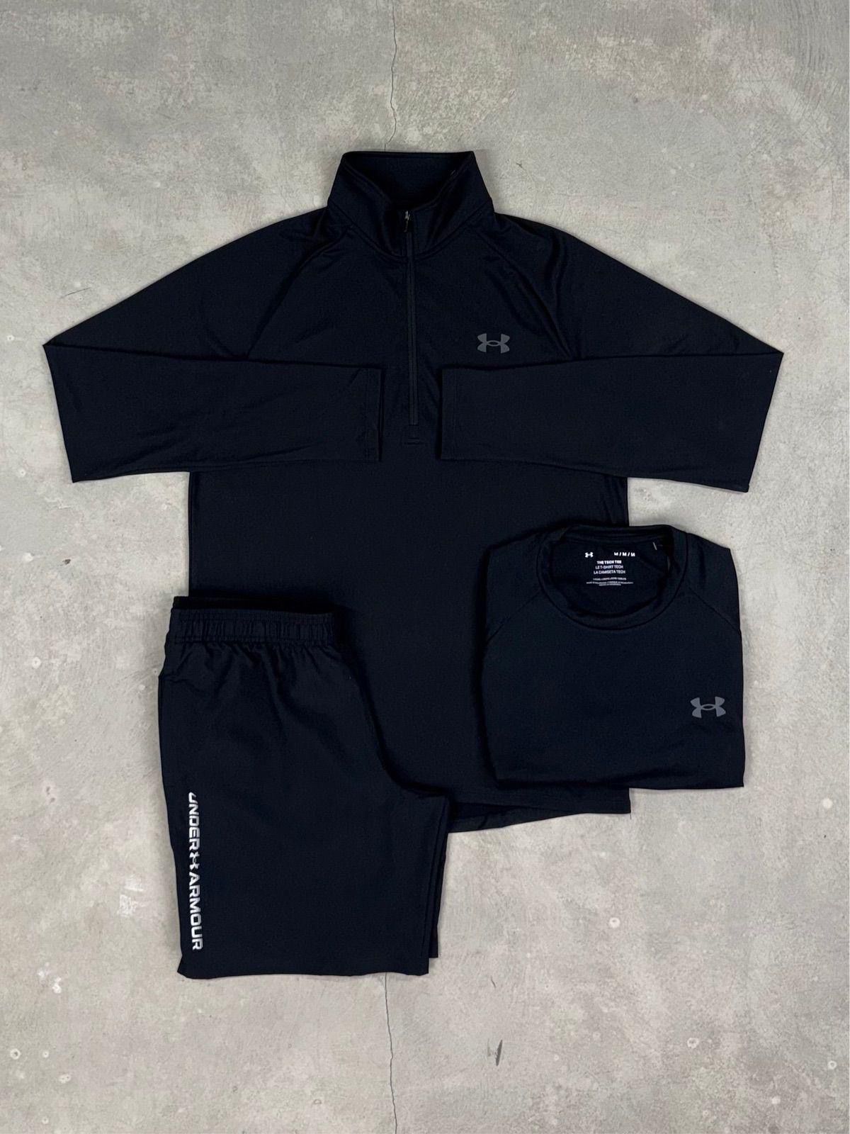 UnderArmour Tech 2.0 Trio Set “Black”