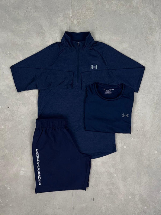 UnderArmour Tech 2.0 Trio Set “Navy”