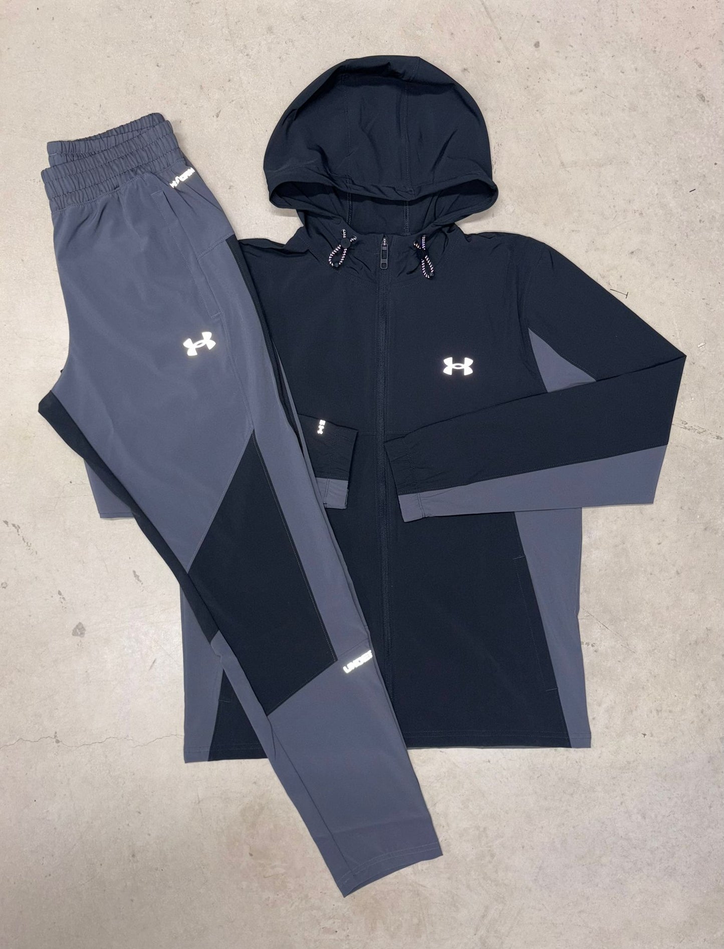 Black/Grey Underarmour Tracksuit
