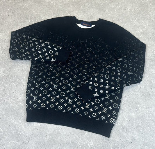 Black LV Monogram Jumper (Preowned)