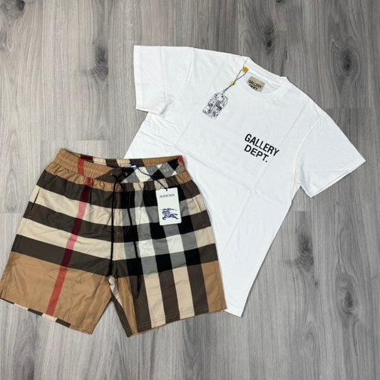 Burberry X Gallery Dept Short Set